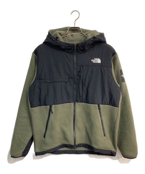 THE NORTH FACE（ザ ノース フェイス）THE NORTH FACE (ザ ノース フェイス) Denali Hoodie　NA72052 オリーブ×ブラック サイズ:XLの古着・服飾アイテム