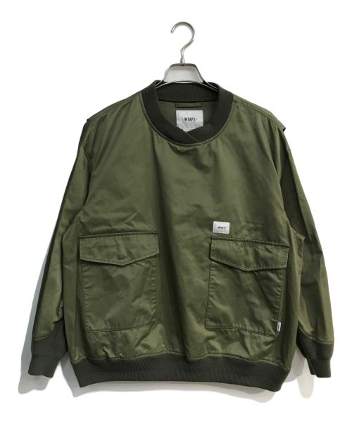 WTAPS（ダブルタップス）WTAPS (ダブルタップス) RATINE SMOCK JACKET　202BRDT-JKM08 オリーブ サイズ:1の古着・服飾アイテム