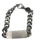 DIESEL (ディーゼル) STEEL BRACELET DX1350040　ロゴプレート シルバー サイズ:-：10000円