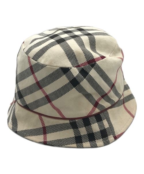 BURBERRY LONDON（バーバリーロンドン）BURBERRY LONDON (バーバリーロンドン) チェック柄バケットハット ベージュ サイズ:-の古着・服飾アイテム