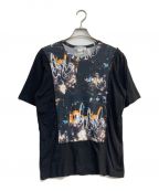 COMME des GARCONS SHIRTコムデギャルソンシャツ）の古着「切替デザインＴシャツ　W28101」｜ブラック