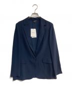 theoryセオリー）の古着「Powder Crepe Casual Blazer UL　24SS 　4204106」｜ネイビー