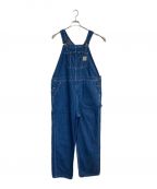 CarHarttカーハート）の古着「WASHED DENIM BIB OVERAL　R07-DSTL」｜インディゴ