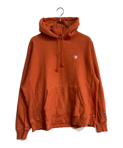 Champion（チャンピオン）Champion (チャンピオン) リバースウィーブパーカー オレンジ サイズ:XLの古着・服飾アイテム