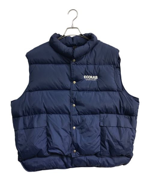 WOOLRICH（ウールリッチ）WOOLRICH (ウールリッチ) ダウンベスト　80s  ネイビー サイズ:XXLの古着・服飾アイテム