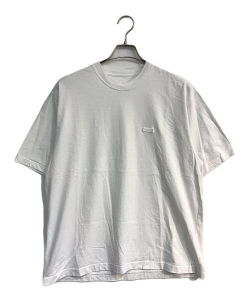 ENNOY（エンノイ）ENNOY (エンノイ) ラバーロゴTシャツ　SS23BRENT01NTL ホワイト サイズ:Mの古着・服飾アイテム