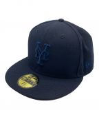 New Era×Cooperstownニューエラ×クーパーズタウン）の古着「ベースボールキャップ　ニューヨーク・メッツ」｜ネイビー