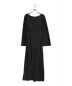 ROSARYMOON（ロザリームーン）の古着「Side Open Jersey Dress　22RS-3240」｜ブラック