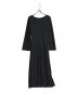 ROSARYMOON (ロザリームーン) Side Open Jersey Dress　22RS-3240 ブラック サイズ:Free：3980円