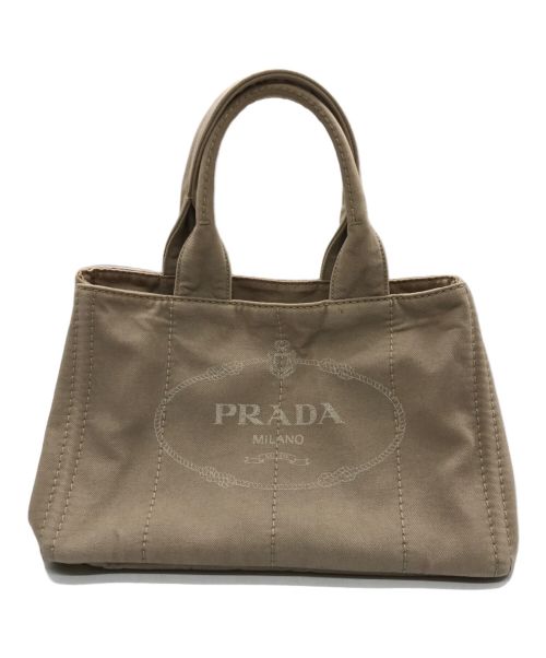 PRADA（プラダ）PRADA (プラダ) カナパ キャンバスバッグ　B1877B ベージュ サイズ:-の古着・服飾アイテム