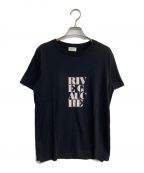 Saint Laurent Parisサンローランパリ）の古着「Rive Gauche プリントTシャツ　529631 YB2VQ」｜ホワイト