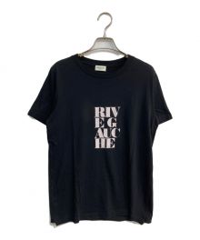 Saint Laurent Paris（サンローランパリ）の古着「Rive Gauche プリントTシャツ　529631 YB2VQ」｜ホワイト