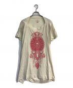 Vivienne Westwood RED LABELヴィヴィアンウエストウッドレッドレーベル）の古着「ロングプリントTシャツ」｜ベージュ