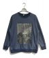 NANGA（ナンガ）の古着「HYBRID CONTOUR MAP LOGO SWEATSHIRT　NAG-S22-CS11」｜ブルー