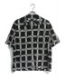 Needles（ニードルズ）の古着「S/S Cowboy One-Up Shirt-Papillon Plaid　MR180」｜ブラック×ホワイト