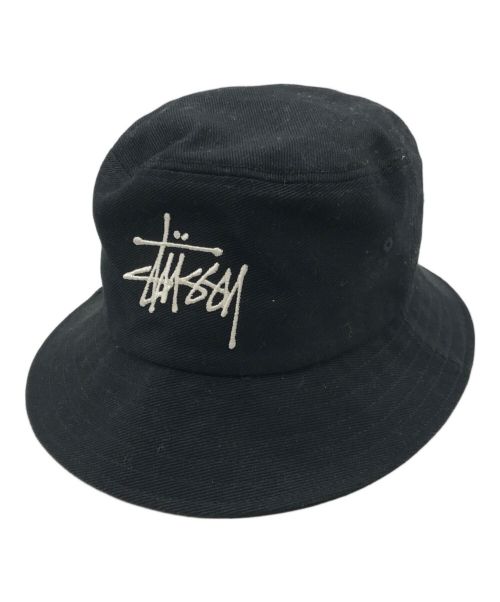 stussy（ステューシー）stussy (ステューシー) バケットハット ブラック サイズ:-の古着・服飾アイテム