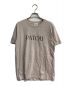 Patou（パトゥ）の古着「ロゴオーガニックコットンTシャツ　23S-JE029-9999」｜ベージュ