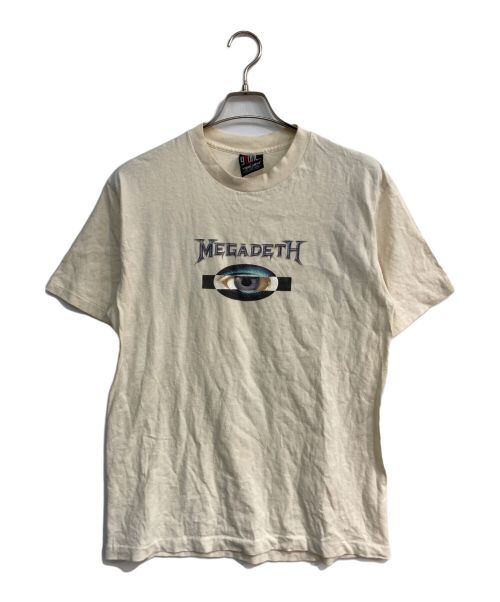 giant（ジャイアント）giant (ジャイアント) バンドTシャツ　MEGADETH メガデス ''Youthanasia'' 90'S USA製 アイボリー サイズ:Lの古着・服飾アイテム