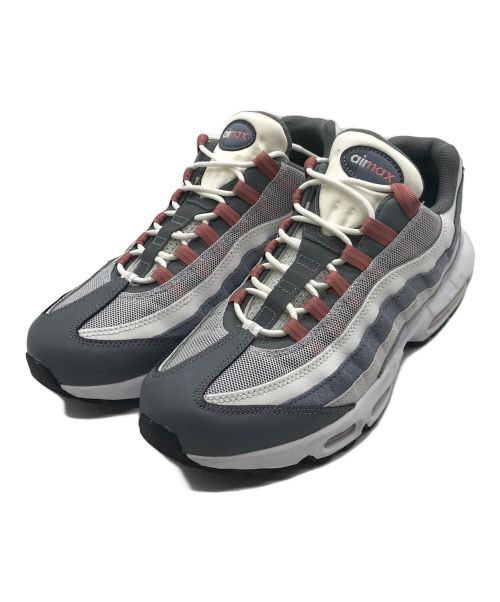 NIKE（ナイキ）NIKE (ナイキ) AIR MAX 95 vast grey/red stardust グレー サイズ:27.5の古着・服飾アイテム