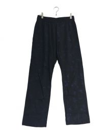 URU×WISM（ウル×ウィズム）の古着「別注 RAYON PRINT EASY PANTS」｜ブラック