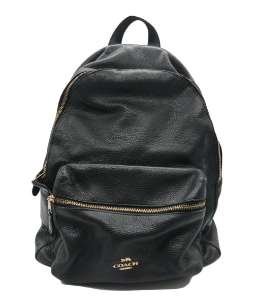 COACH（コーチ）COACH (コーチ) レザーリュック　F29004 ブラック サイズ:-の古着・服飾アイテム