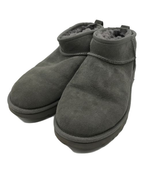 UGG（アグ）UGG (アグ) Classic Ultra Mini ムートンブーツ　1116109 グレー サイズ:25cmの古着・服飾アイテム