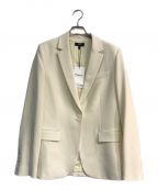 theoryセオリー）の古着「テーラードジャケット　01-3304101　Admiral Crepe Staple Blazer B」｜アイボリー