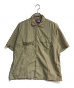 THE NORTHFACE PURPLELABELザ・ノースフェイス パープルレーベル）の古着「Lounge Field H/S Shirt　NT3116N」｜ベージュ