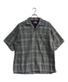 THE NORTHFACE PURPLELABEL（ザ・ノースフェイス パープルレーベル）の古着「Madras Field H/S Shirt　NT3107N」｜グレー×ブルー