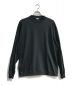 H BEAUTY&YOUTH（エイチ ビューティー&ユース）の古着「MELLOW COTTON MOCK NECK TOPS　モックネックカットソー　1212-299-7809」｜グレー