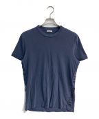 MONCLERモンクレール）の古着「MAGLIA Tシャツ　F10918C72010」｜ネイビー