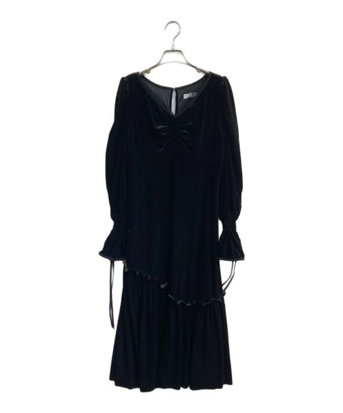 HER LIP TO（ハーリップトゥ）Her lip to (ハーリップトゥ) Lux Velour Lace Midi Dress　1204305025 ブラック サイズ:Mの古着・服飾アイテム