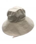 kijima takayukiキジマタカユキ）の古着「Cotton linen slab bucket hat　W-221023」｜アイボリー