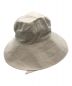 KIJIMA TAKAYUKI（キジマタカユキ）の古着「Cotton linen slab bucket hat　W-221023」｜アイボリー