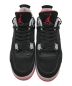 中古・古着 NIKE (ナイキ) AIR JORDAN4 RETRO BRED 308497-060 ブラック サイズ:30cm：18000円