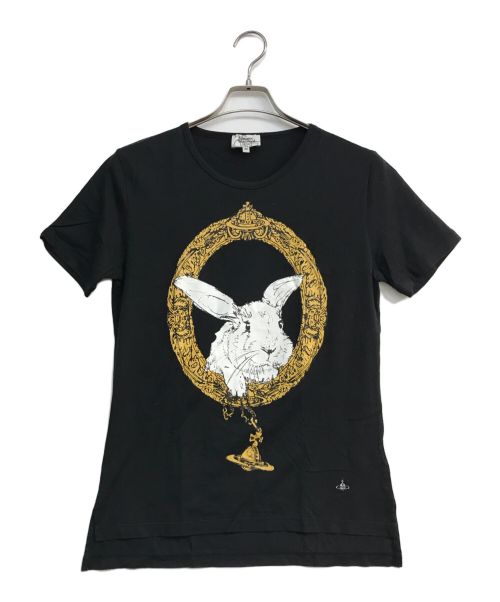 Vivienne Westwood man（ヴィヴィアン ウェストウッド マン）Vivienne Westwood man (ヴィヴィアン ウェストウッド マン) プリントTシャツ ブラック サイズ:46の古着・服飾アイテム