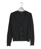 theoryセオリー）の古着「Regal Wool Vneck Cardi　01-4103702」｜ブラック