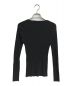 theory (セオリー) Wooster Crepe Knit Vneck Rib PO　01-4101716 ブラック サイズ:S：10000円