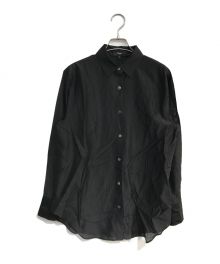 theory（セオリー）の古着「Sheer Shirting BF Shirt　01-4208210」｜ブラック