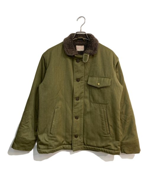 BONCOURA（ボンクラ）BONCOURA (ボンクラ) デッキジャケット オリーブ サイズ:40の古着・服飾アイテム