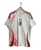 Y-3×JFAワイスリー×）の古着「Away Jersey ゲームTシャツ　24SS」｜ホワイト