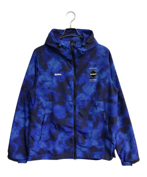 F.C.R.B.（エフシーアールビー）F.C.R.B. (エフシーアールビー) NYLON HOODED BLOUSON　FCRB-220068 ブルー サイズ:Lの古着・服飾アイテム