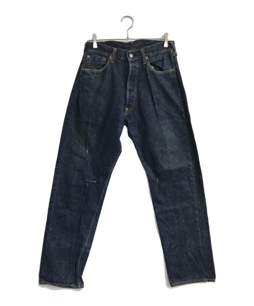 Evis Jeans（エヴィスジーンズ）Evis Jeans (エヴィスジーンズ) NO2 デニムパンツ　水牛革パッチ 2504xx インディゴ サイズ:Ｗ33L35の古着・服飾アイテム