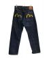 Evis Jeans (エヴィスジーンズ) NO2 デニムパンツ　水牛革パッチ 2504xx インディゴ サイズ:Ｗ33L35：10000円