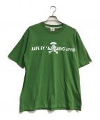 Aape BY A BATHING APEエーエイプ バイ アベイシングエイプ）の古着「AAPE TEE　AAPTEM1454XM」｜グリーン