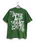 Aape BY A BATHING APE (エーエイプ バイ アベイシングエイプ) AAPE TEE　AAPTEM1454XM グリーン サイズ:Ｌ：5000円