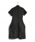 LE CIEL BLEUルシェルブルー）の古着「Sheer Jacquard Dress 24SS 26S65411」｜ブラック