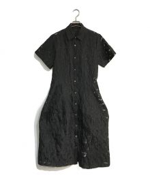 LE CIEL BLEU（ルシェルブルー）の古着「Sheer Jacquard Dress 	24SS 26S65411」｜ブラック