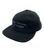 ENNOYエンノイ）の古着「SIMPLE FLEECE CAP　The Extreme of Simple」｜ブラック