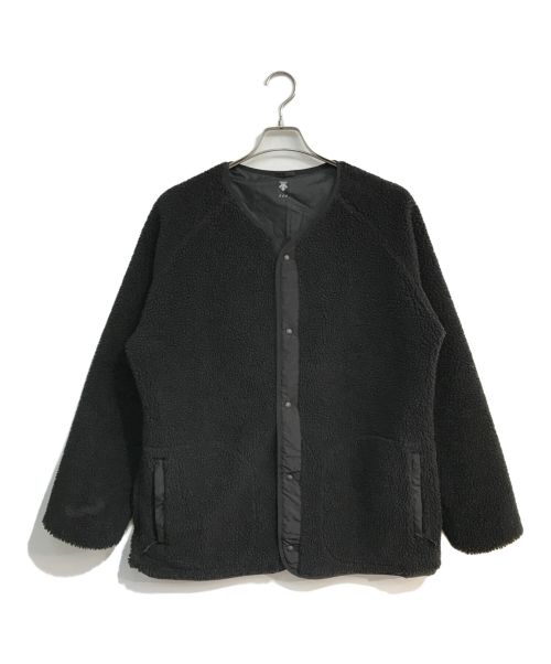 DESCENTE ddd（デサントディーディーディー）DESCENTE ddd (デサントディーディーディー) BOA FLEECE CARDIGAN　DHMSJC36 ブラック サイズ:Mの古着・服飾アイテム